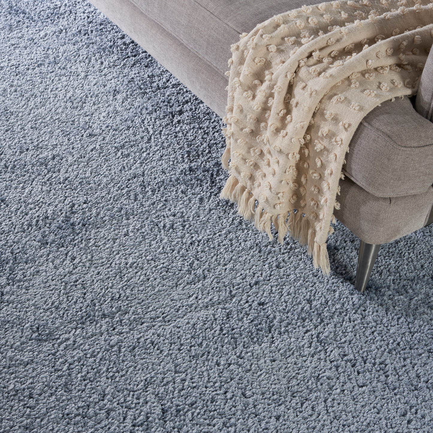 Nourison Home Dreamy Shag  Light Blue  Contemporary