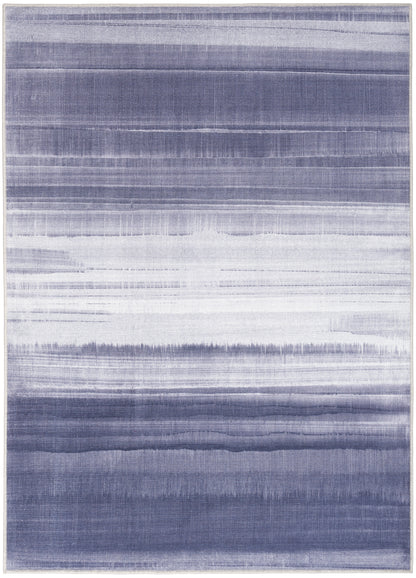 Calvin Klein Launder LDR01 Grey Blue Contemporary Power-loomed Rug