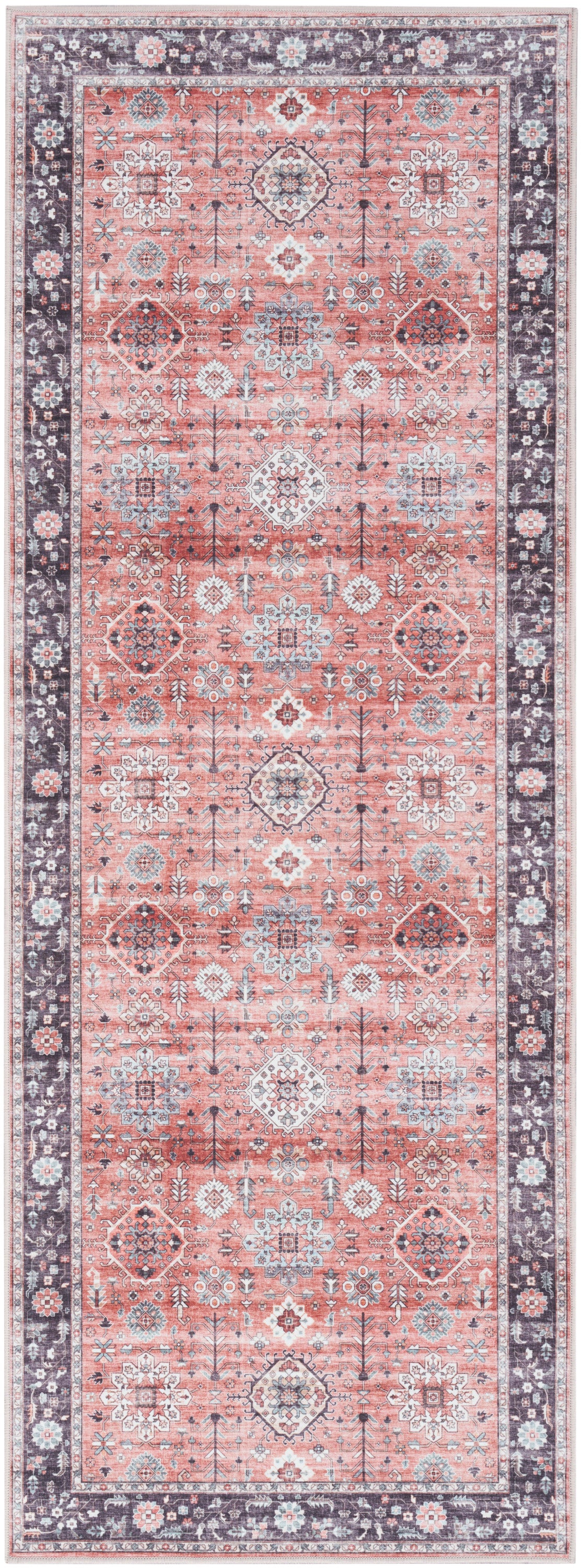 Nourison Home Fulton FUL12 Rust Traditional Power-loomed Rug