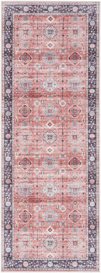 Nourison Home Fulton FUL12 Rust Traditional Power-loomed Rug