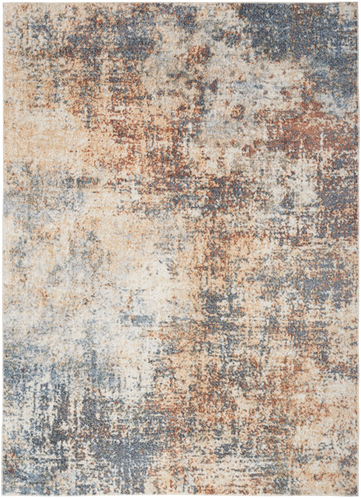 Nourison Home Astra Machine Washable ASW07 Multicolor Contemporary Power-loomed Rug
