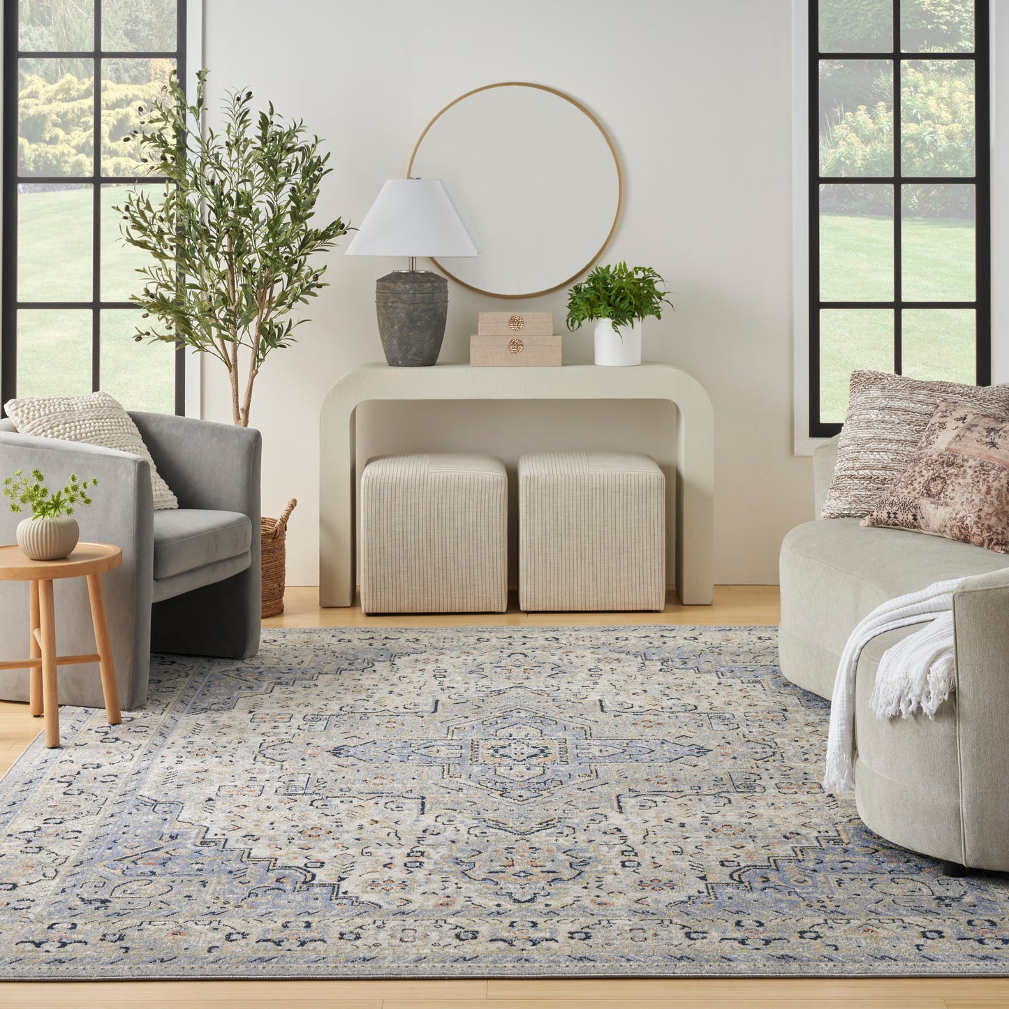 Nourison Home Nourison Essentials Persian  Blue  Traditional