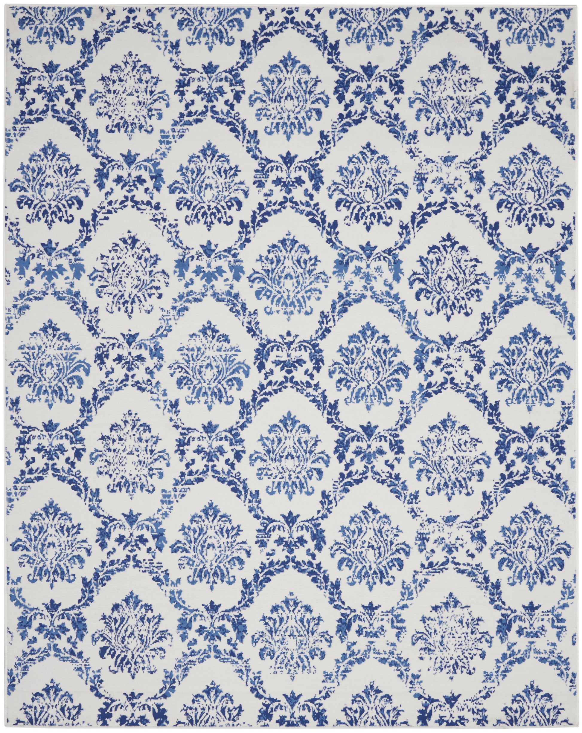 Nourison Home Whimsicle  Ivory Navy  Contemporary