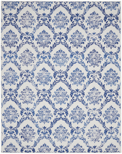 Nourison Home Whimsicle  Ivory Navy  Contemporary