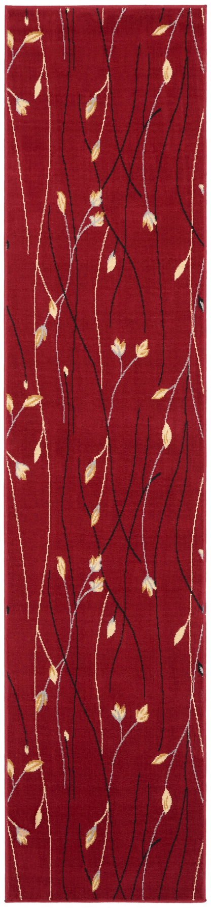 Nourison Home Grafix GRF15 Red Contemporary Power-loomed Rug