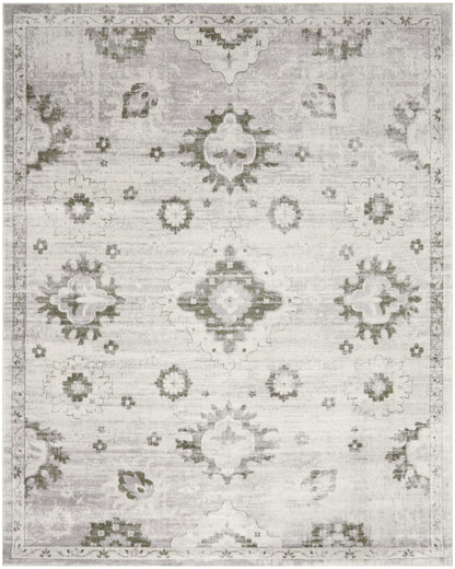 Nourison Home Astra Machine Washable ASW19 Ivory Traditional Power-loomed Rug