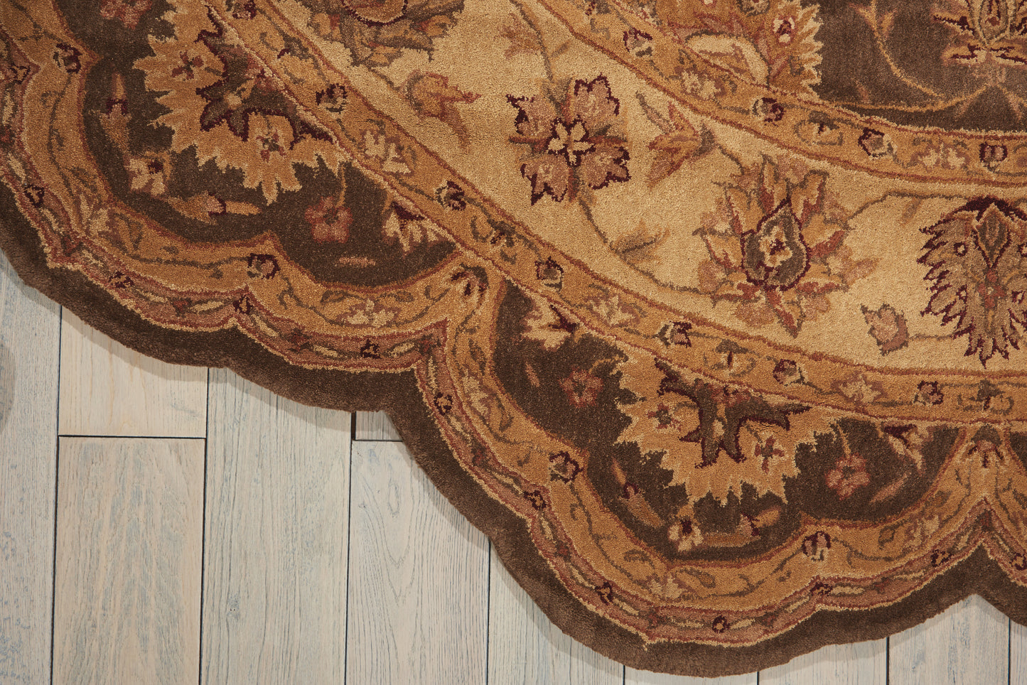 Nourison Home Heritage Hall  Sable  Traditional