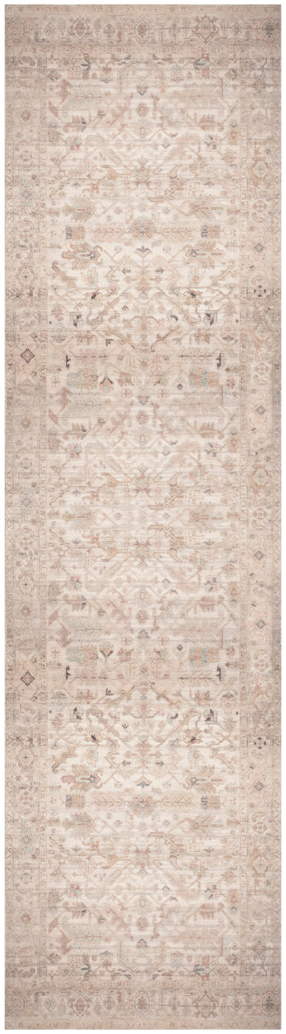 Nourison Home Vintage Washables VWS17 Beige Traditional Flat Weave Rug