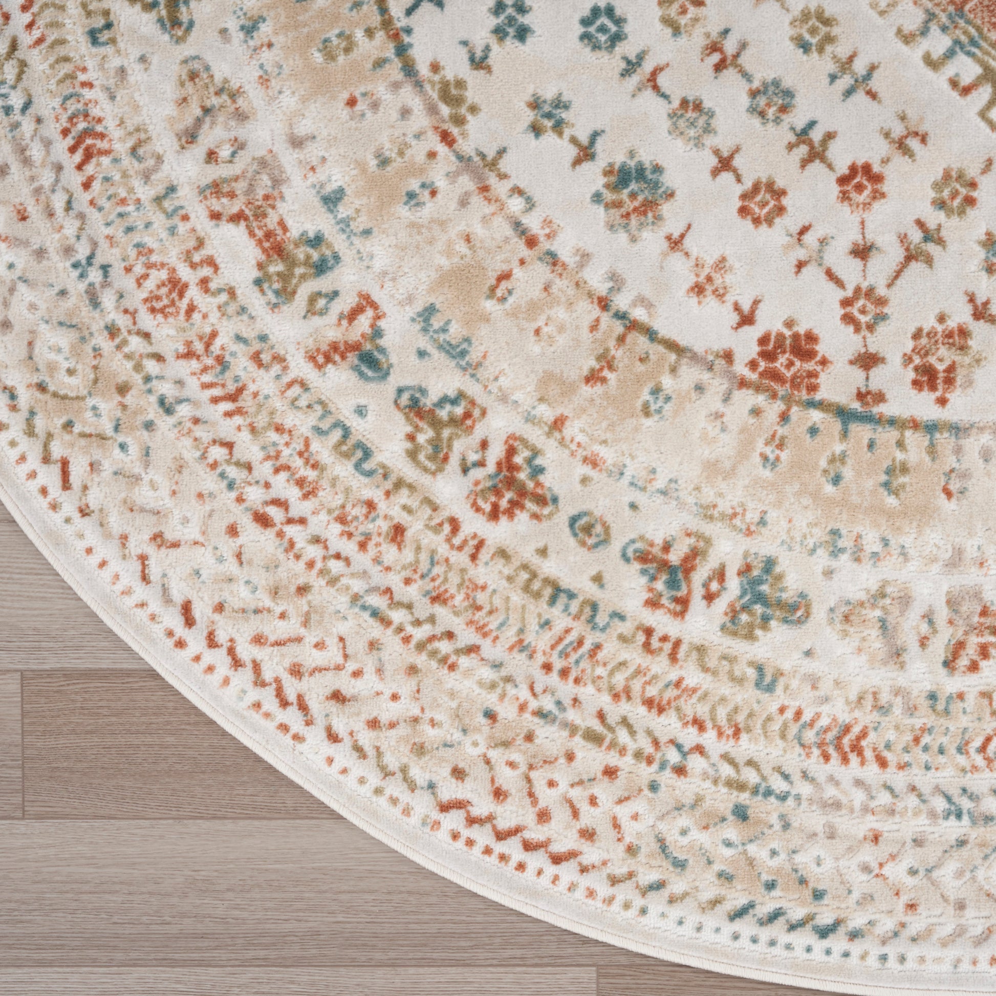 Nourison Home Thalia  Beige Multicolor  Transitional