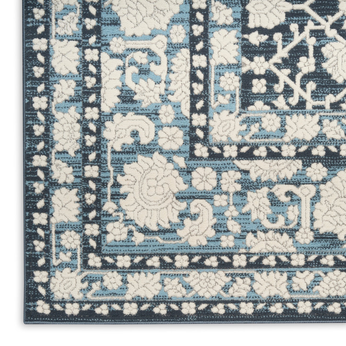 Nourison Home Grace  Blue  Traditional