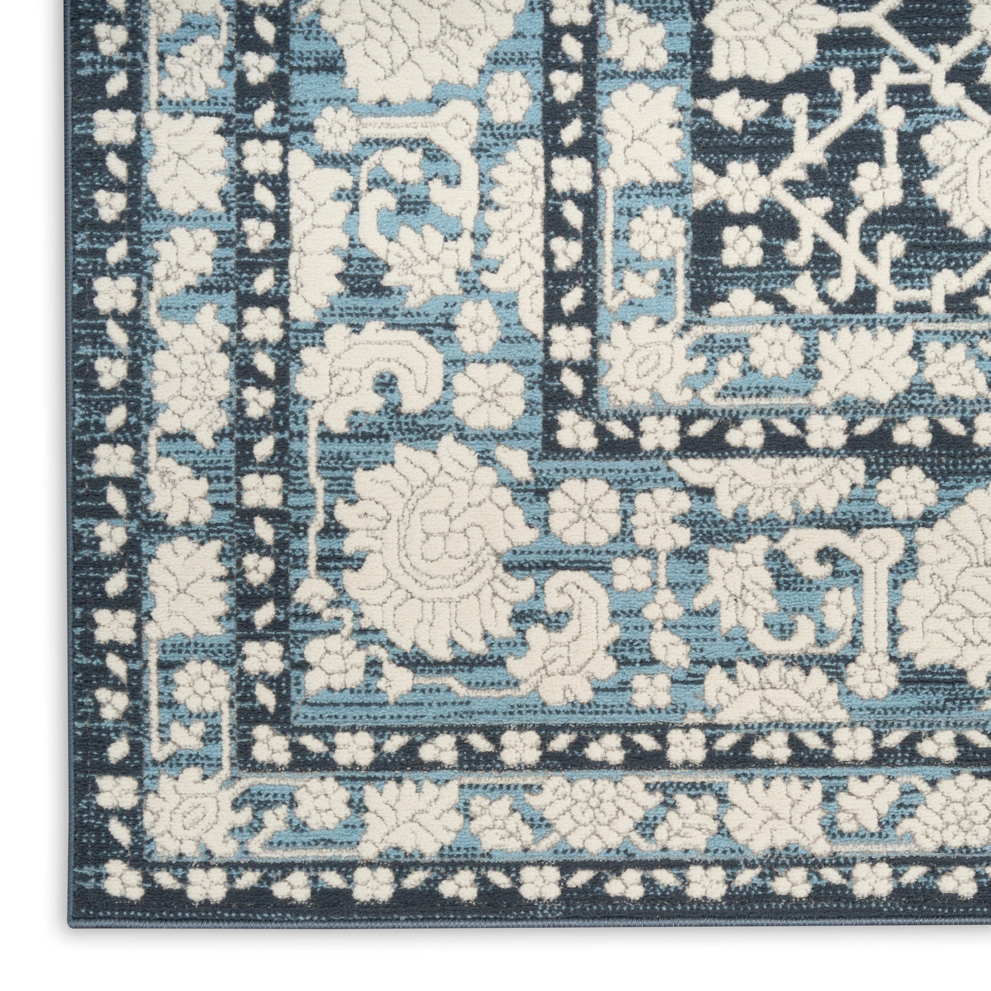 Nourison Home Grace  Blue  Traditional