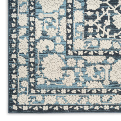 Nourison Home Grace  Blue  Traditional