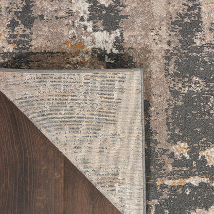 Nourison Home Tangra  Cream Grey  Contemporary