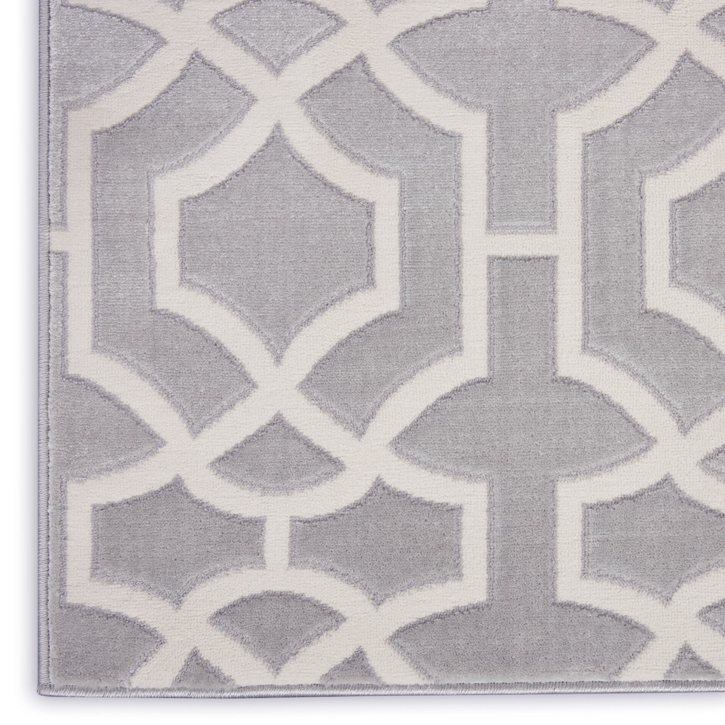 Nourison Home Joli  Grey White  Contemporary