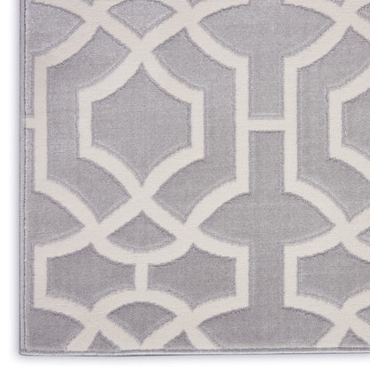 Nourison Home Joli  Grey White  Contemporary