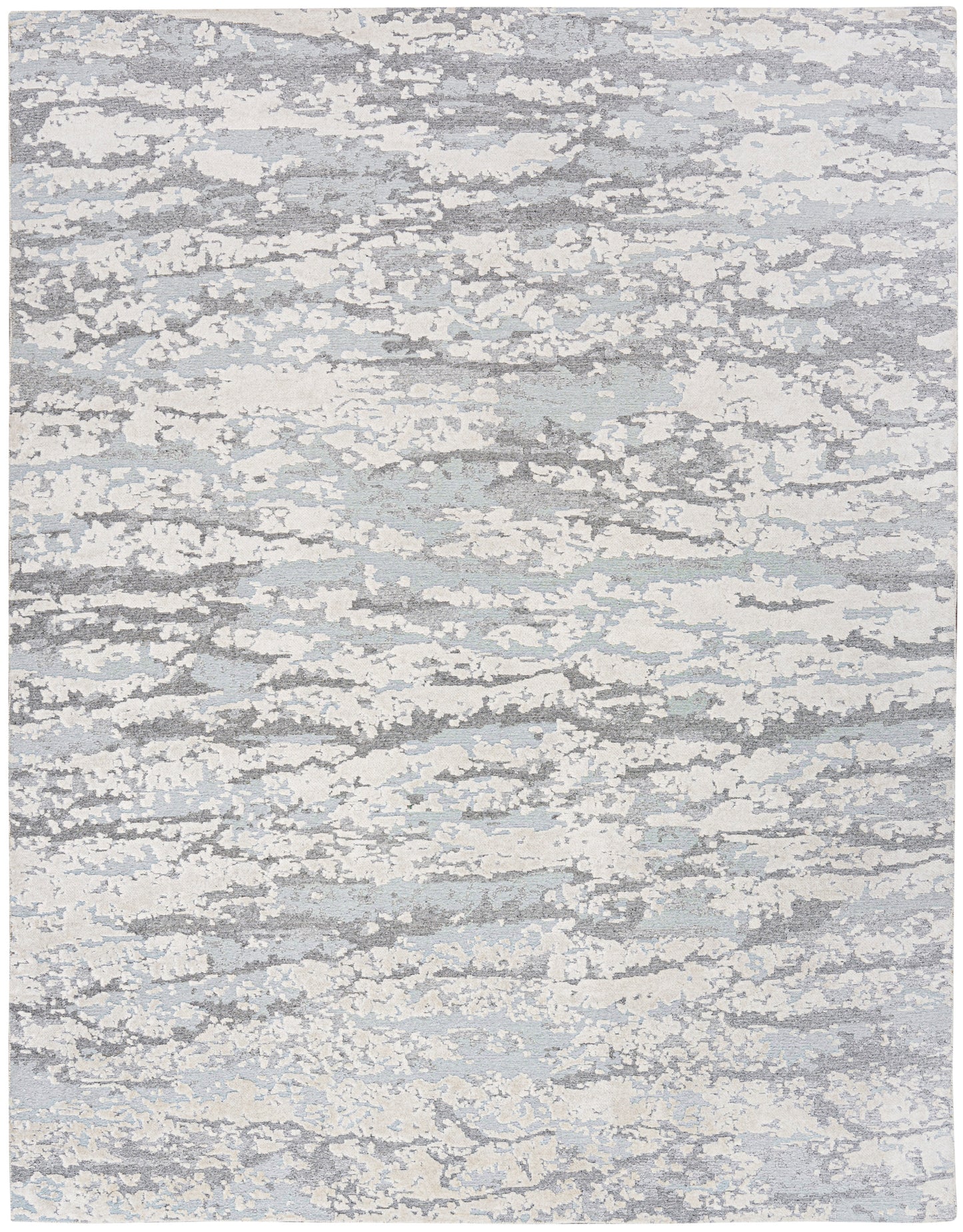 Nourison Home Divine DIV11 Aqua Contemporary Hand Knotted Rug