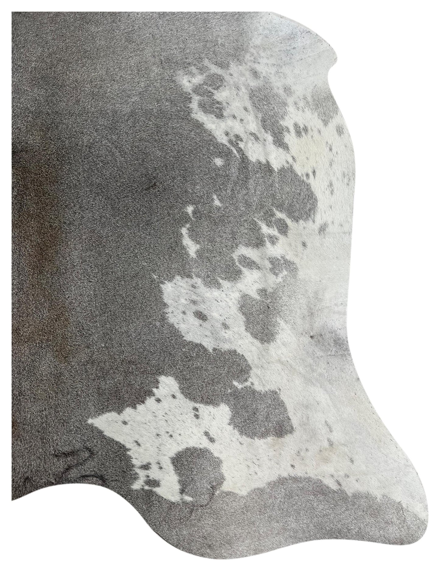 Artisan Claire 5541 Lt.Grey White Hair on Hide Cowhide Shape Rug