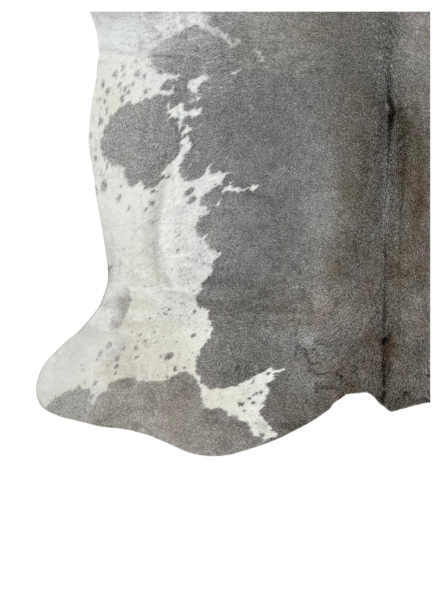 Artisan Claire 5541 Lt.Grey White Hair on Hide Cowhide Shape Rug