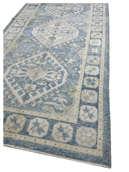 Artisan Angelina Lt.Blue Vintage Knotted Rug - Rugs - Artisan - Atlanta Designer Rugs