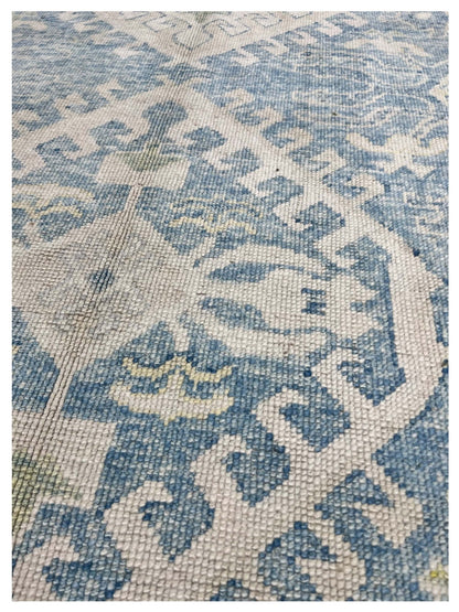 Artisan Angelina Lt.Blue Vintage Knotted Rug - Rugs - Artisan - Atlanta Designer Rugs