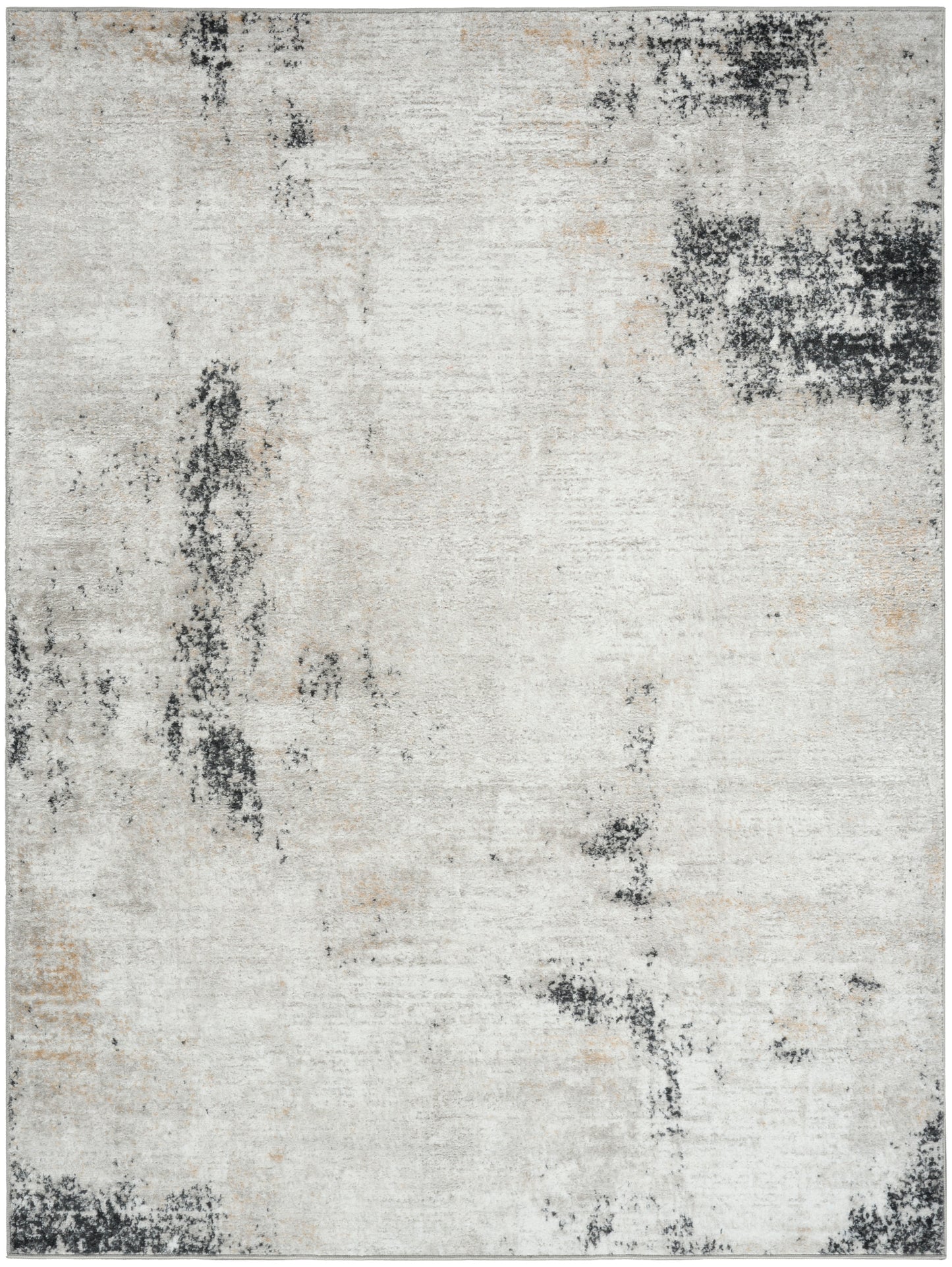Nourison Home Dekor DEK07 Grey Charcoal Contemporary Machine Woven Rug