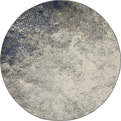 Nourison Home Passion PSN10 Charcoal Ivory Contemporary Power-loomed Rugs