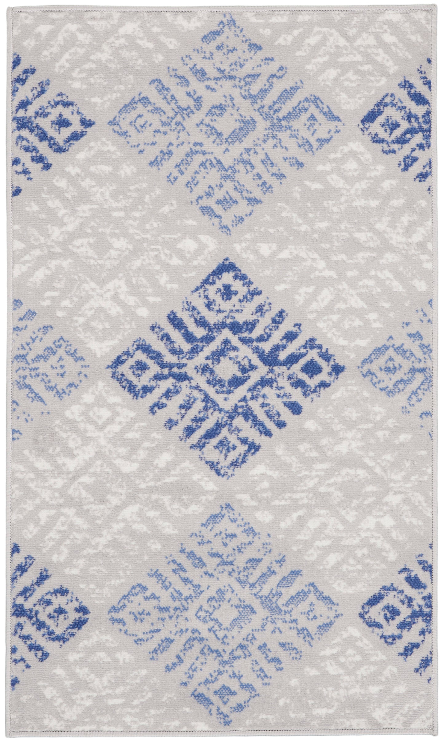 Nourison Home Whimsicle WHS18 Grey Blue Transitional Power-loomed Rug