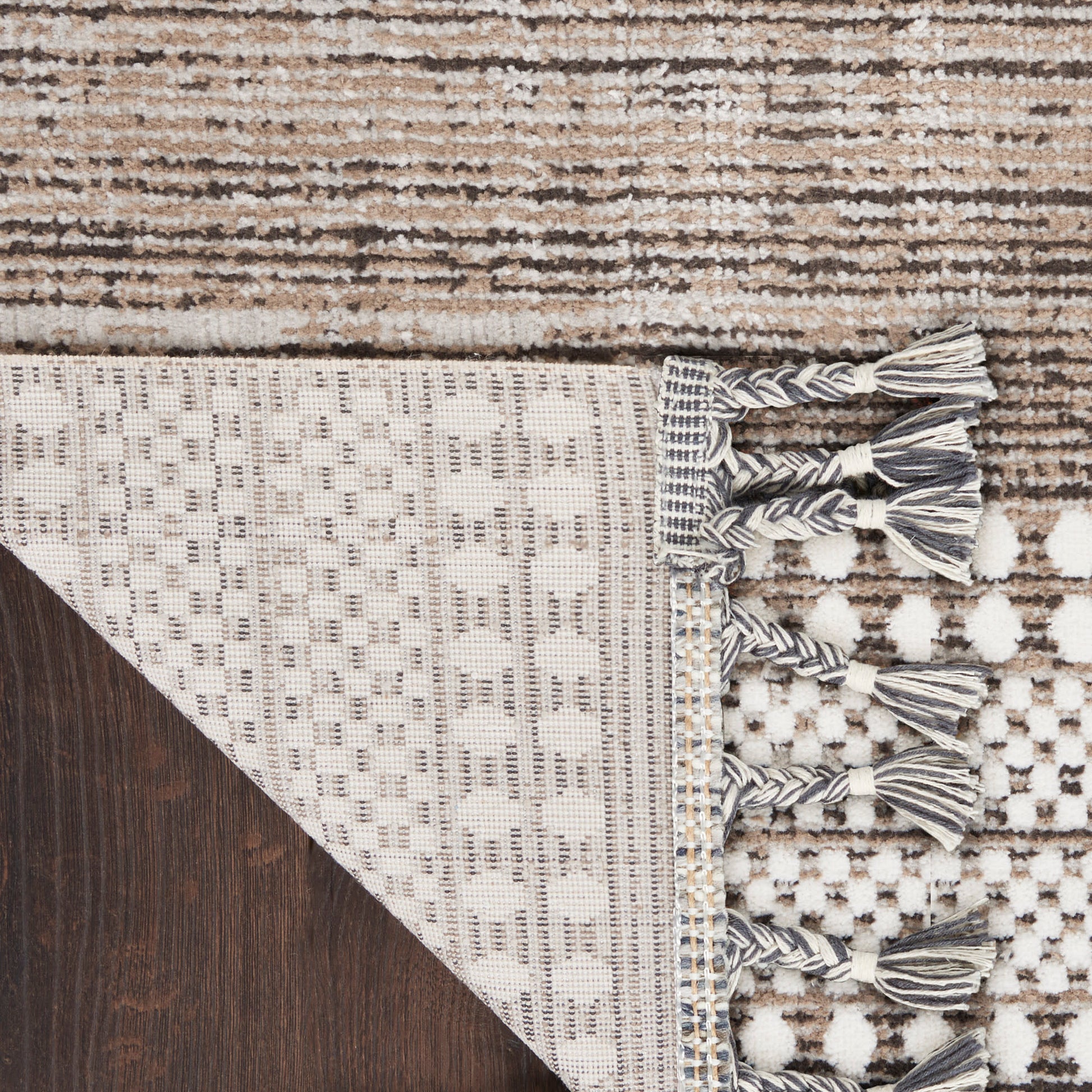 Nourison Home Asilah  Mocha Ivory  Contemporary