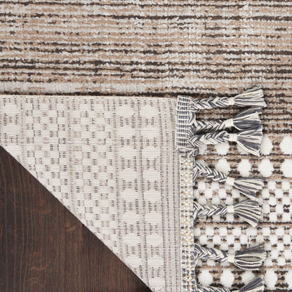 Nourison Home Asilah  Mocha Ivory  Contemporary