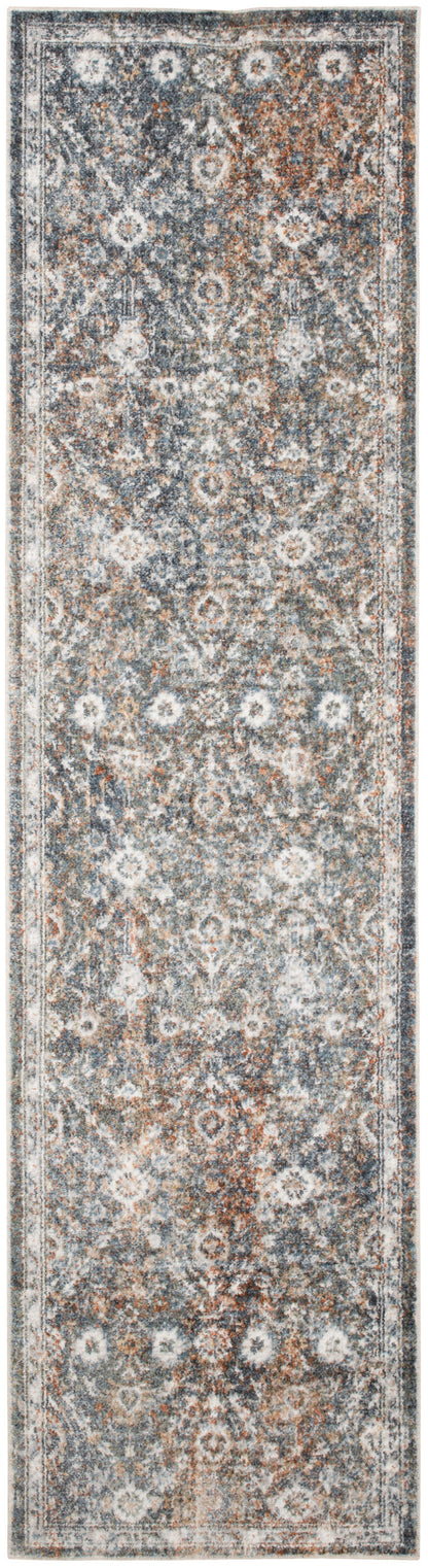 Nourison Home Astra Machine Washable ASW16 Ivory Multicolor Traditional Power-loomed Rug