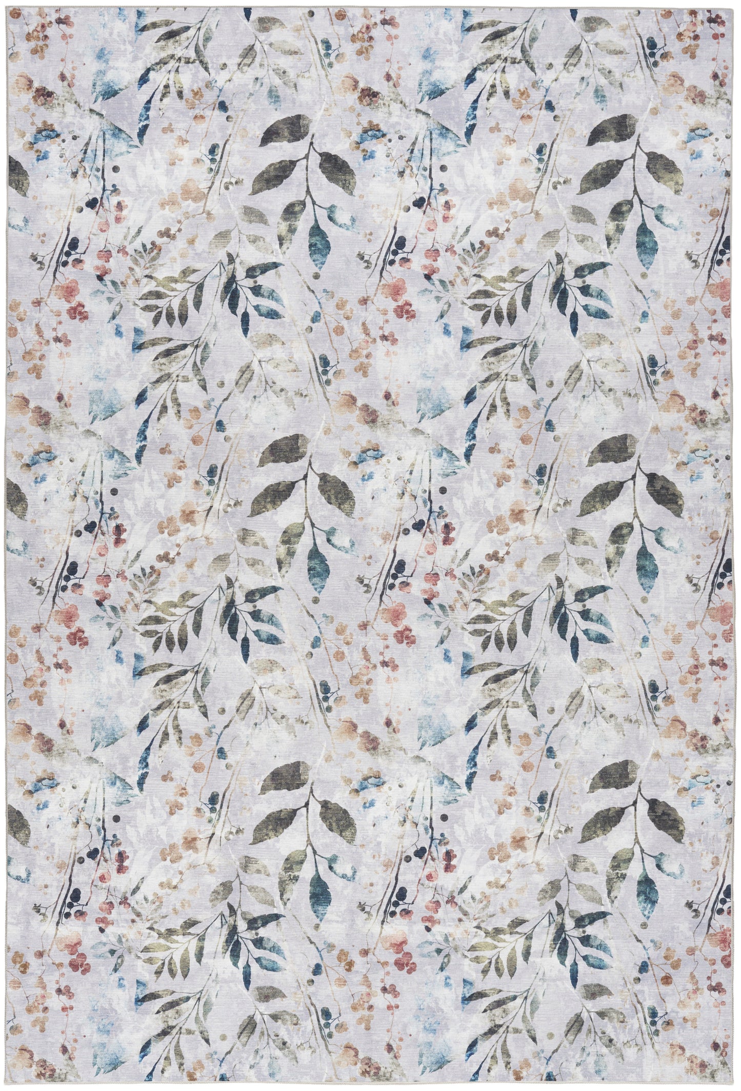 Nourison Home Nourison Washables NWB05 Grey Multicolor Traditional Power-loomed Rug