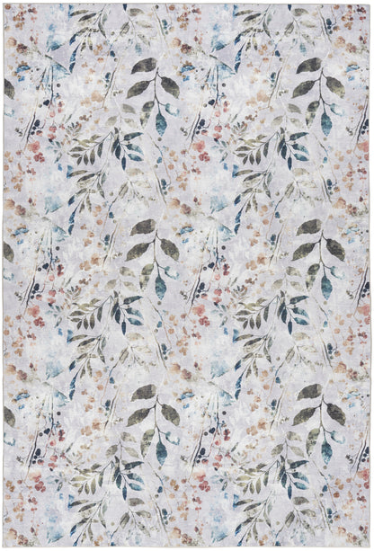 Nourison Home Nourison Washables NWB05 Grey Multicolor Traditional Power-loomed Rug