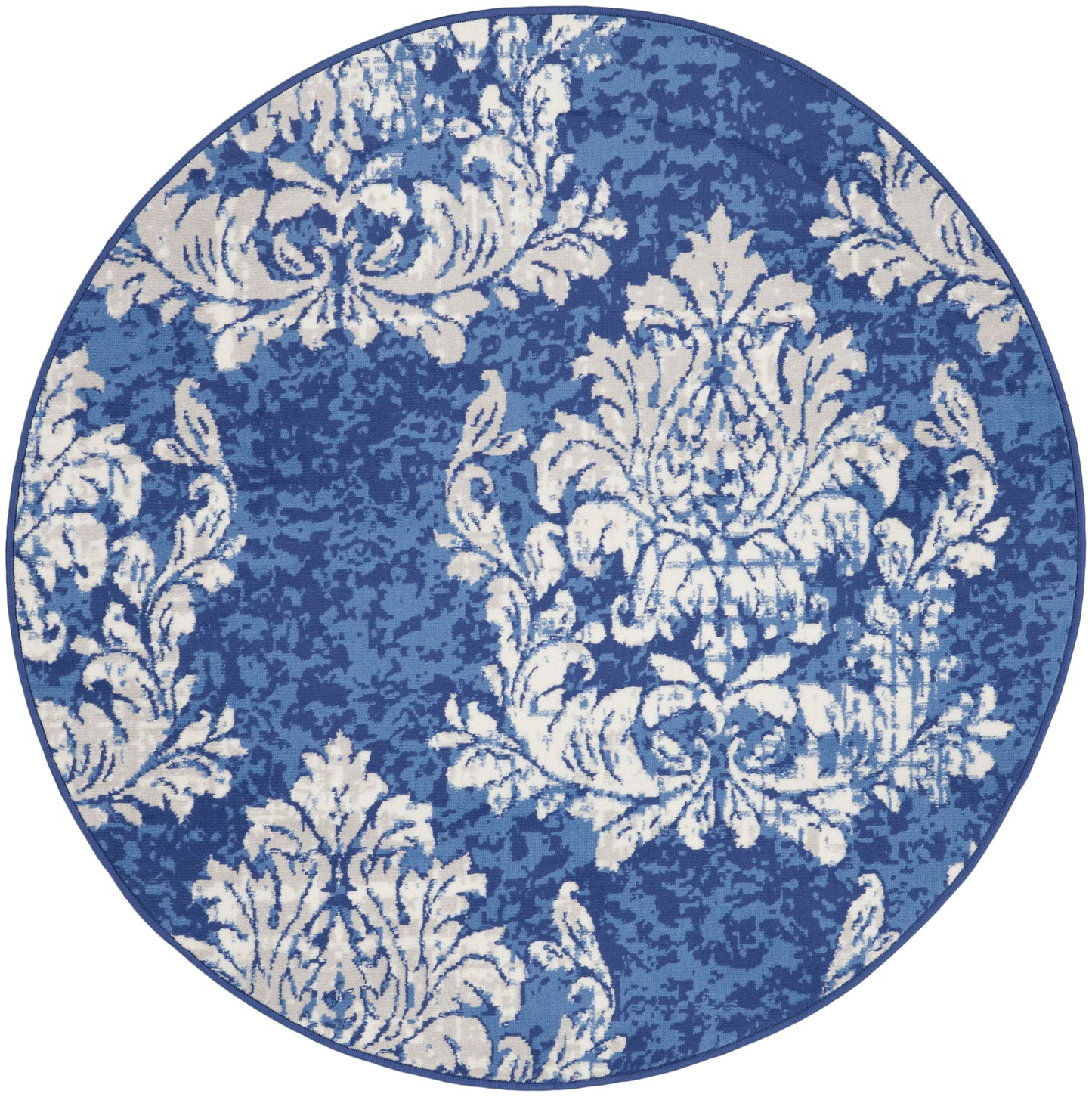Nourison Home Whimsicle WHS11 Navy Ivory Contemporary Power-loomed Rug