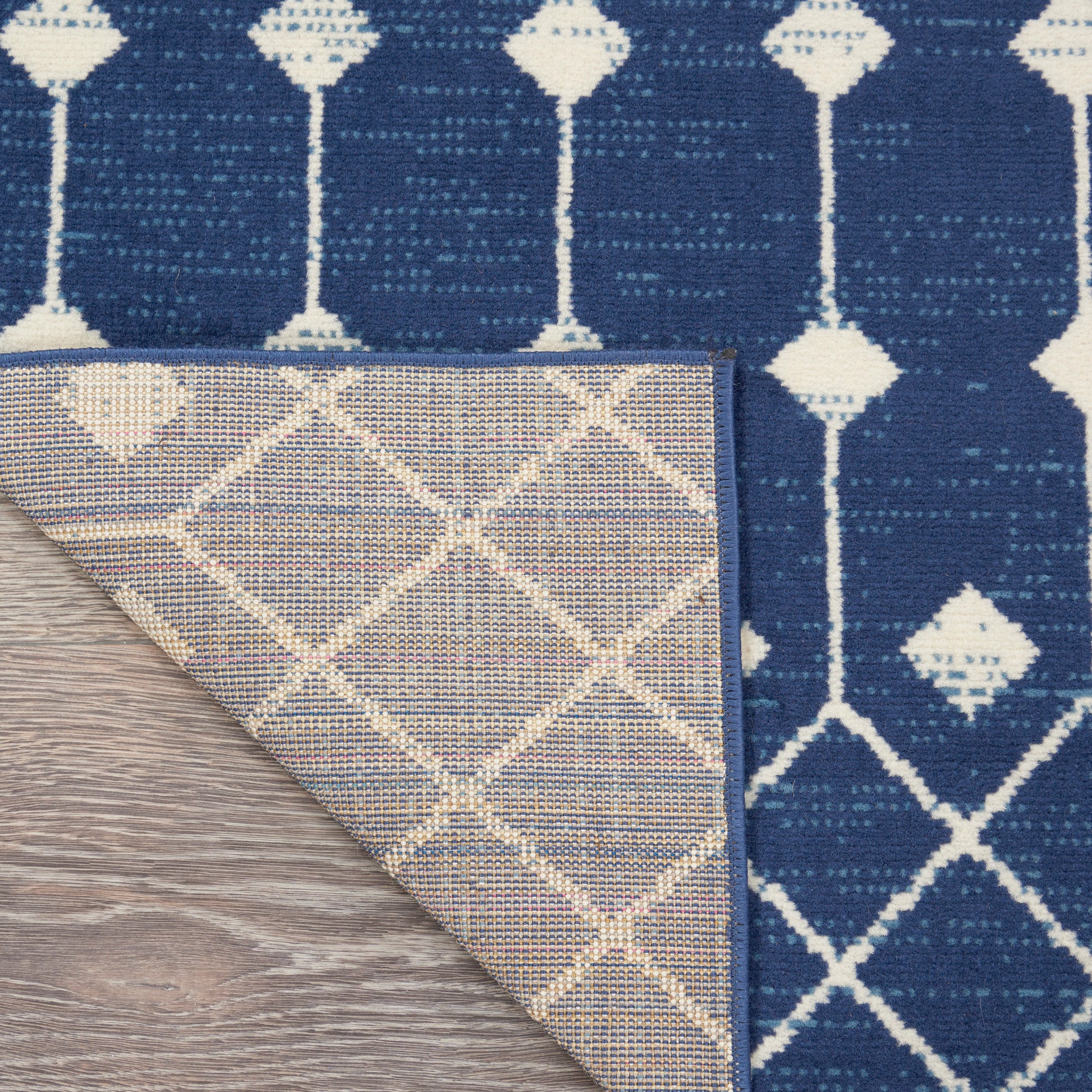 Nourison Home Grafix  Navy  Transitional