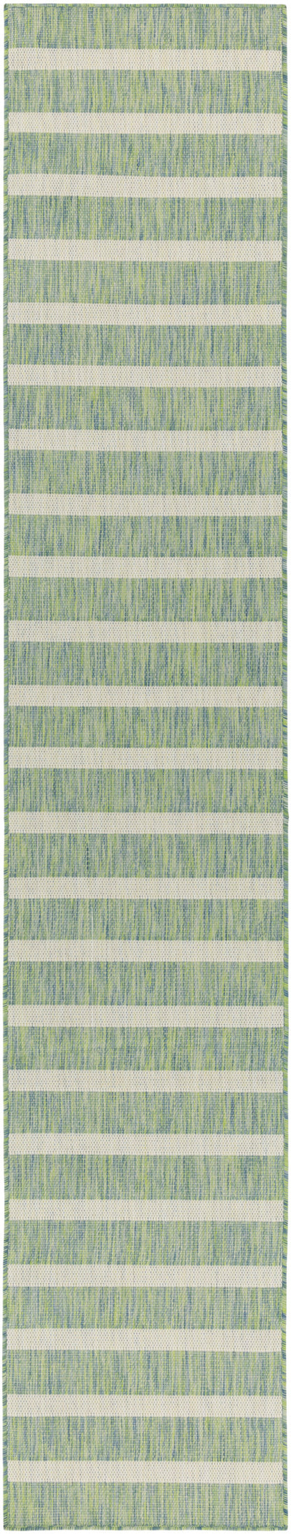 Nourison Home Positano POS03 Blue Green Ivory Contemporary Power-loomed Rug