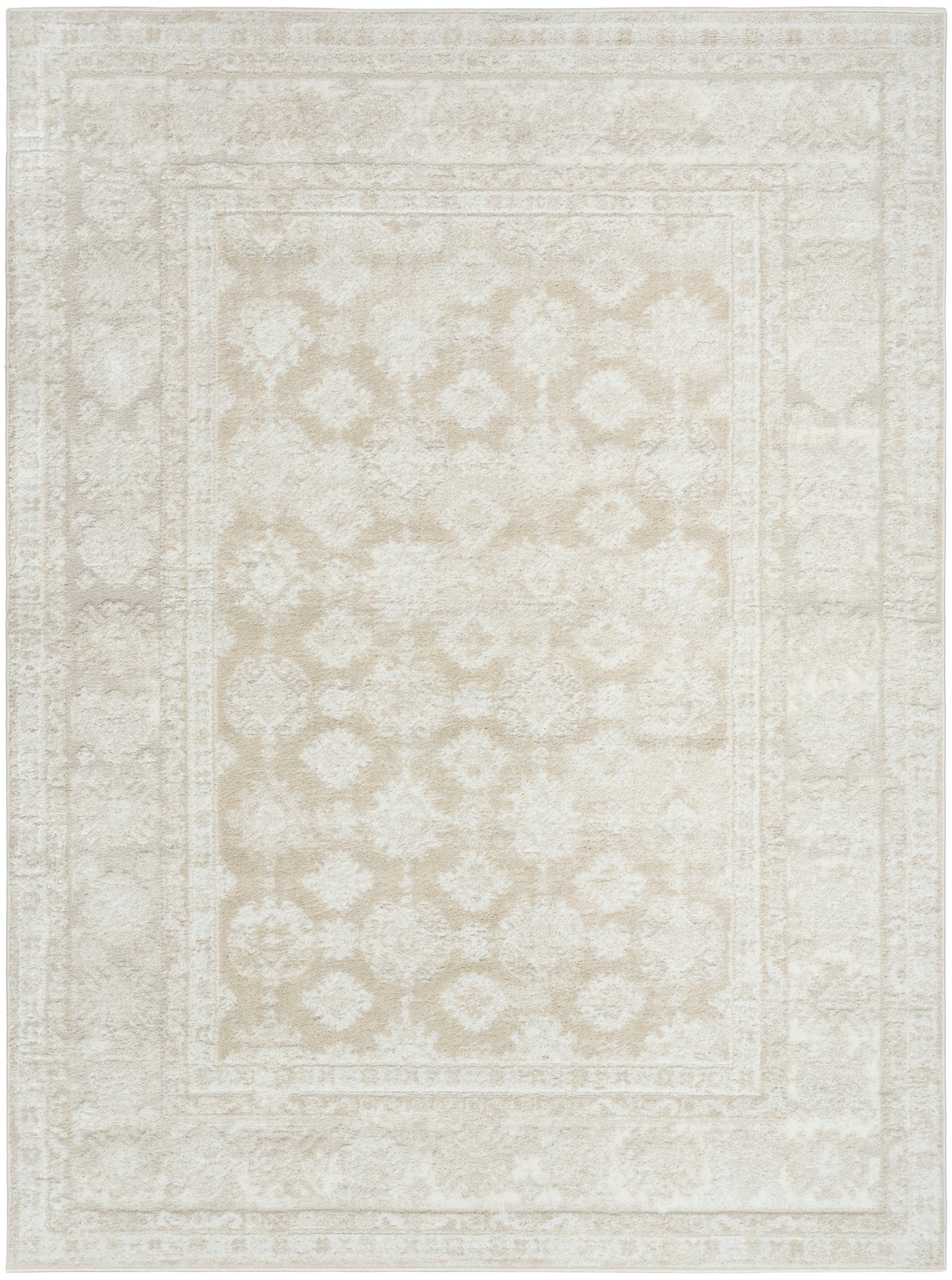 Nourison Home Dekor DEK02 Ivory Beige Traditional Machine Woven Rug