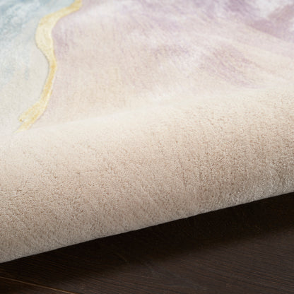 Nourison Home Prismatic  Ivory  Contemporary