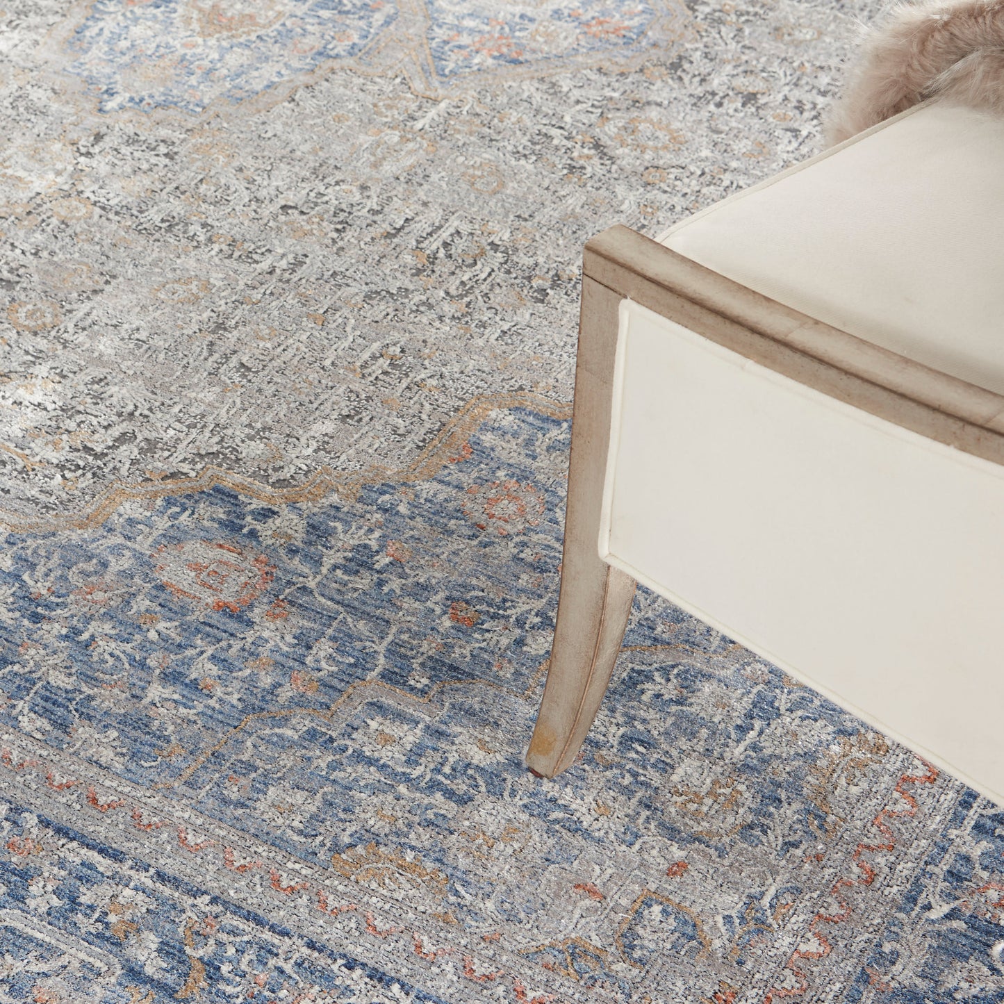 Nourison Home Starry Nights  Blue  Traditional