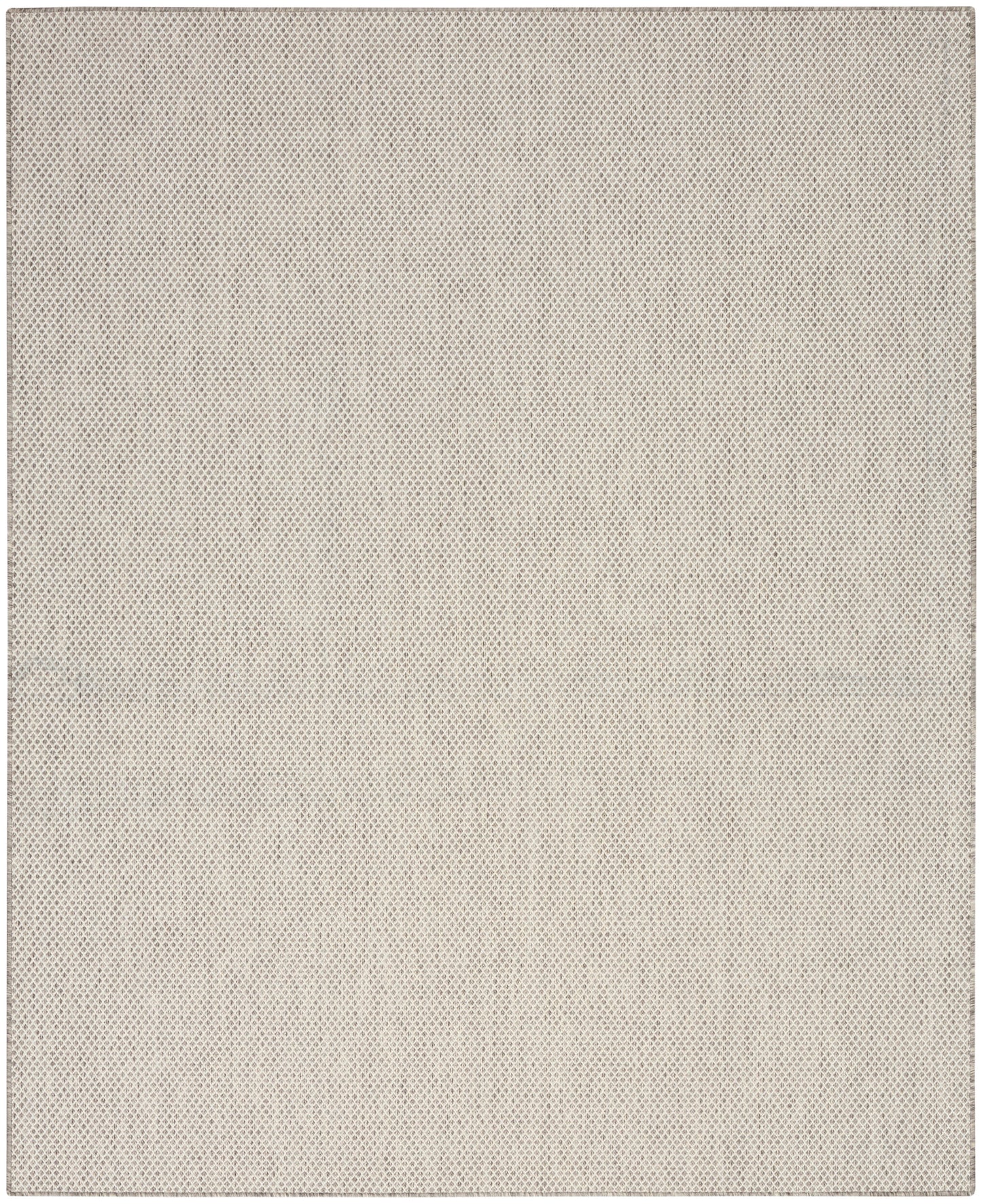 Nourison Home Courtyard COU01 Ivory Silver Contemporary Power-loomed Rug
