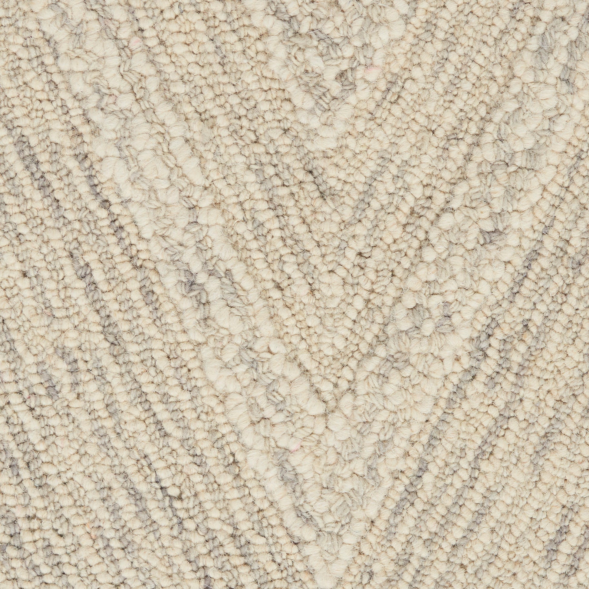 Nourison Home Interlock  Ivory Grey  Contemporary