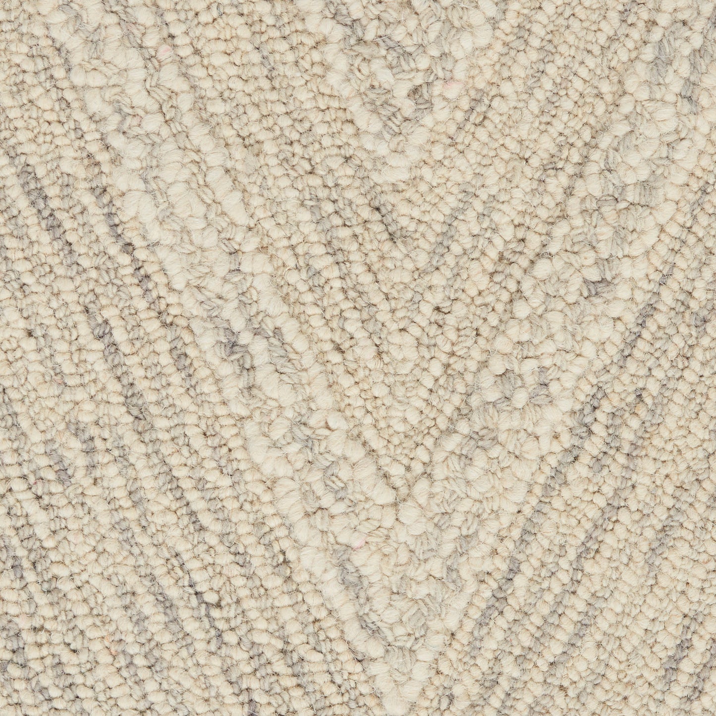 Nourison Home Interlock  Ivory Grey  Contemporary