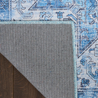 Nourison Home Nourison Washables  Blue  Traditional