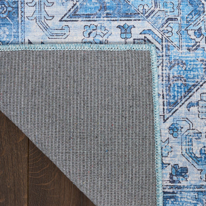Nourison Home Nourison Washables  Blue  Traditional