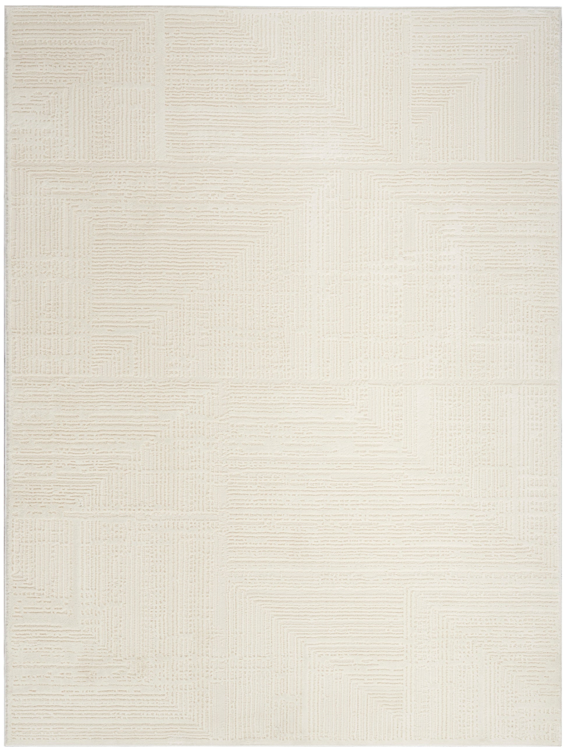 Nourison Home Sustainable Trends  Ivory  Contemporary