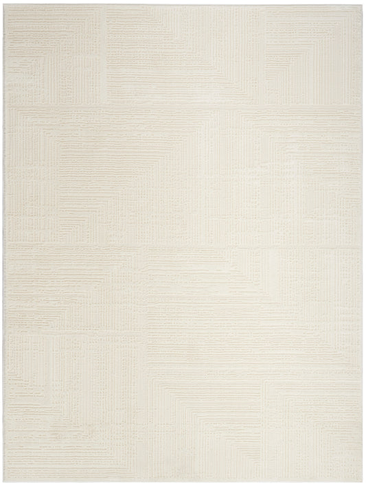 Nourison Home Sustainable Trends  Ivory  Contemporary