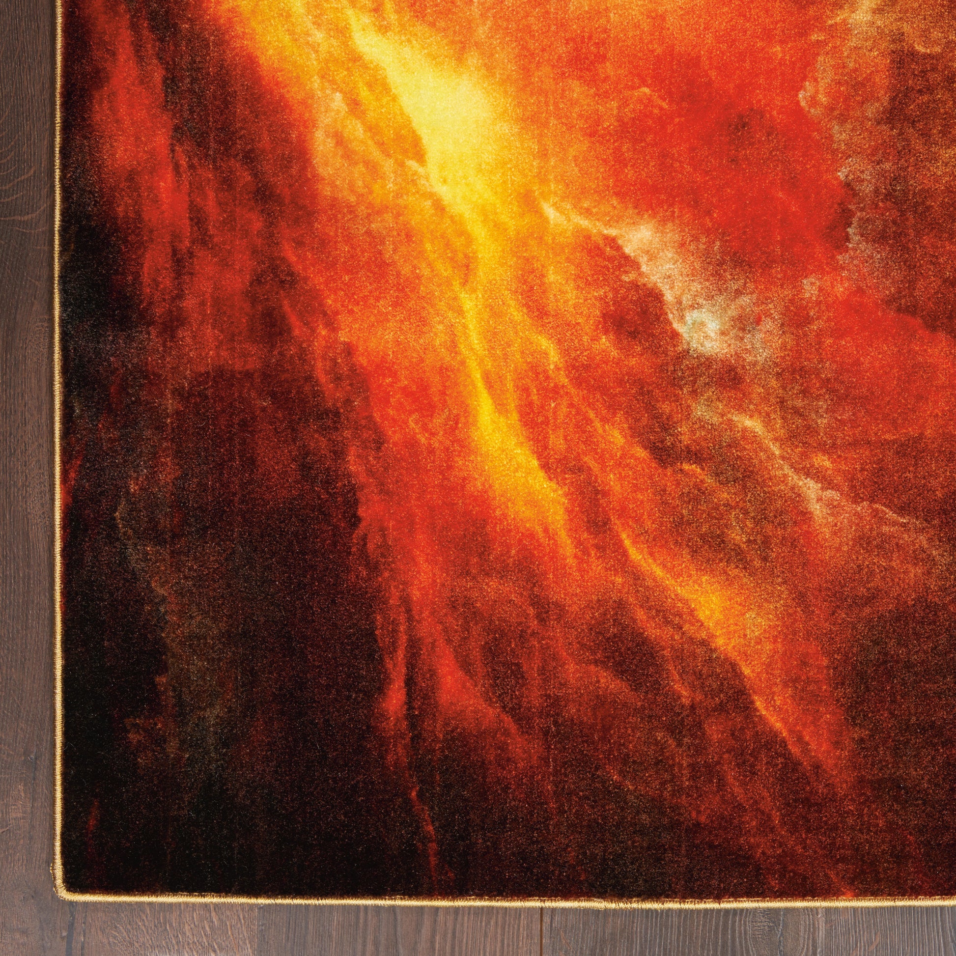 Nourison Home Le Reve  Red Multicolor  Contemporary