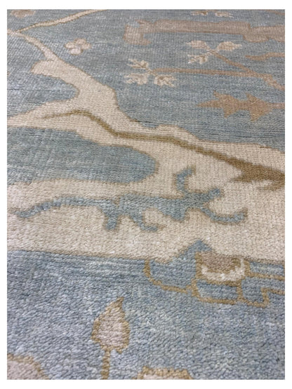 Artisan Emma Lt.Blue Ivory Traditional Knotted Rug - Rugs - Artisan - Atlanta Designer Rugs