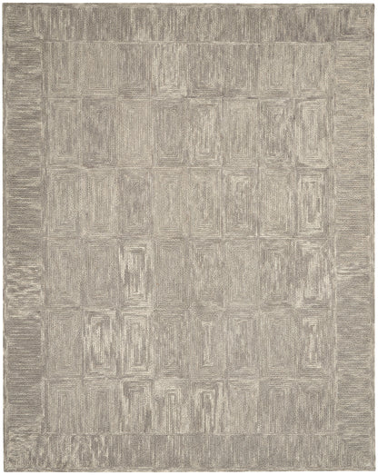 Nourison Home Colorado CLR04 Grey Contemporary Tufted Rug