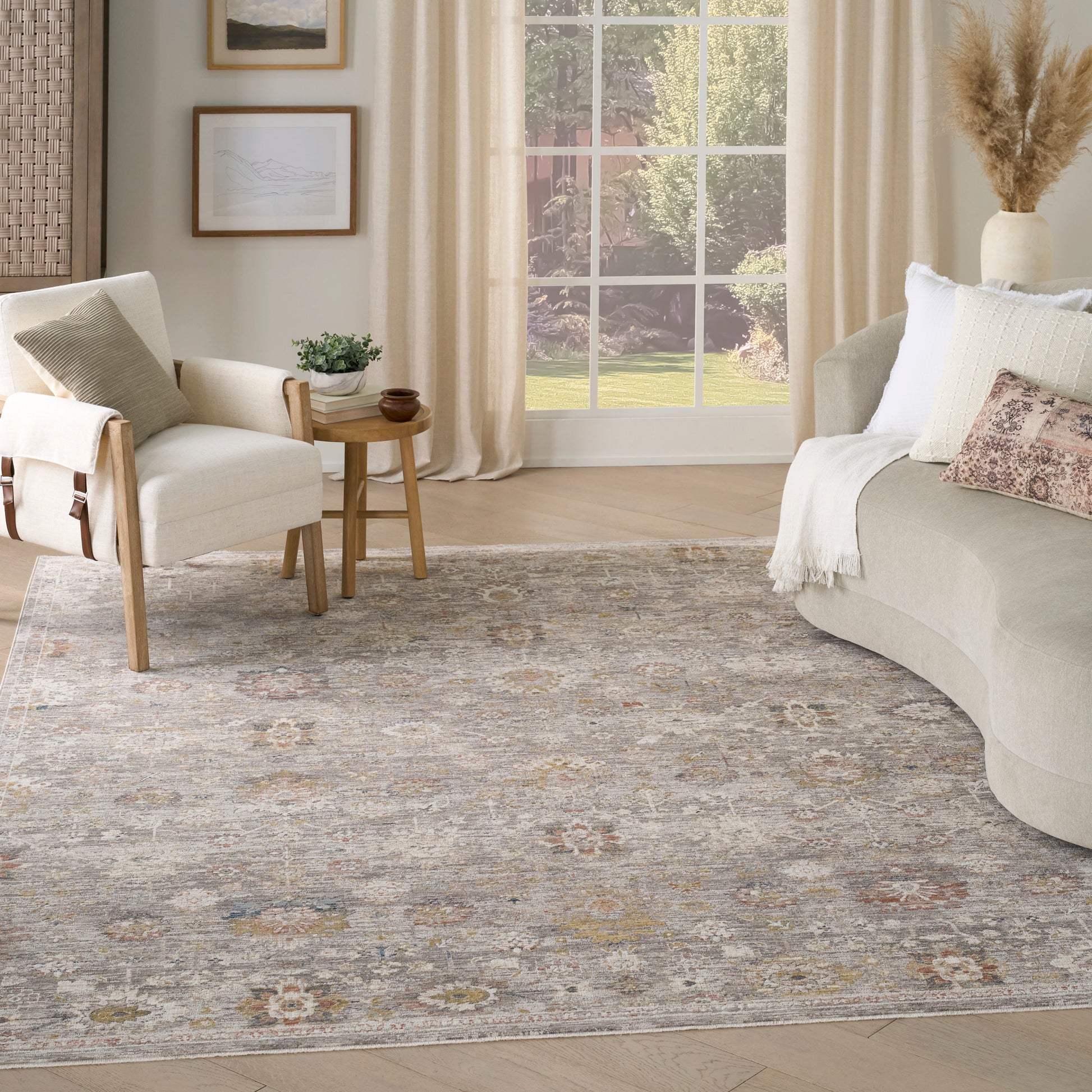 Nourison Home Antique Fusion  Grey  Traditional
