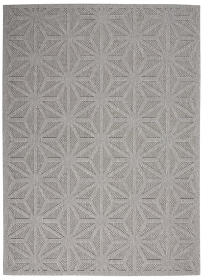 Nourison Home Cozumel CZM01 Light Grey Contemporary Power-loomed Rug